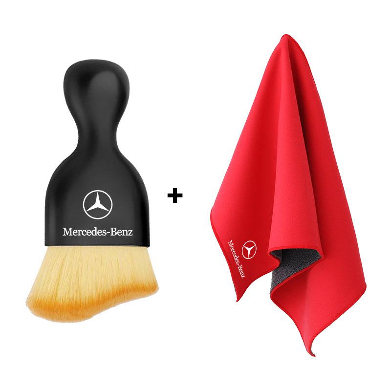 Car Washing Cleaning Tool Air Conditioner Air Outlet Cleaning Soft Brush For Mercedes Benz GLA CLA GLK GLE CLS ML GL A B C E Class W211 W221 W220 W163