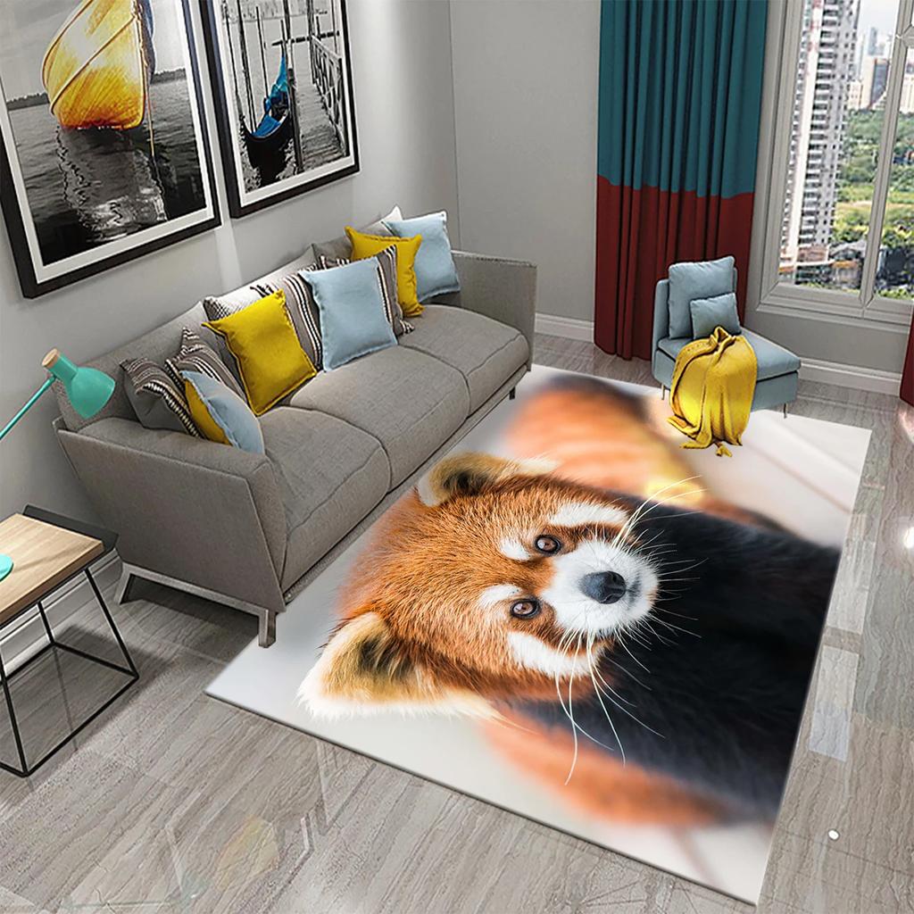 Hummingbird Flowers Rugs for Living Room Lovely Wild Animal Carpet Soft Floor Mat Wildlife Rugs for Bedroom Decorative Area Mats