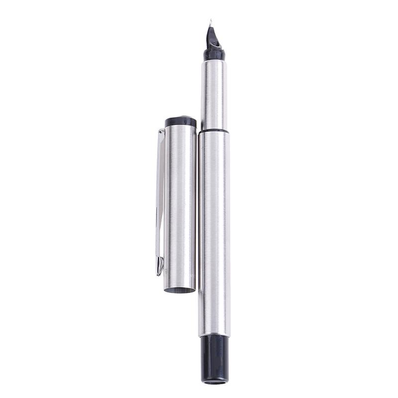 1Pc  Classic Business Metal Fountain Pen 0.5Mm Office School Student