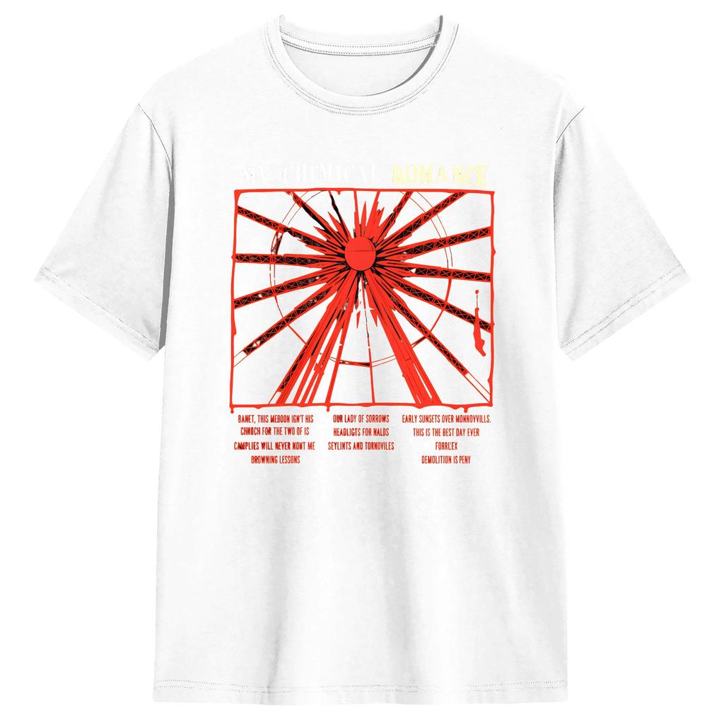 Mens My Chemical Romance MCR Bullets 20 Years T Shirt 100 Cotton Clothes Funny Short Sleeve O Neck Tees Plus Size TShirt
