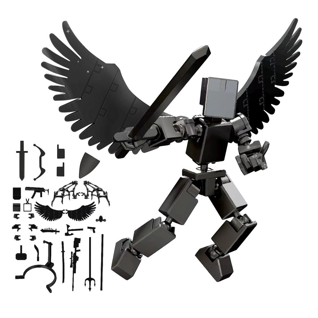 Joint Movable 3d Printed Doll Toy, Creative Decompression Desktop Ornament