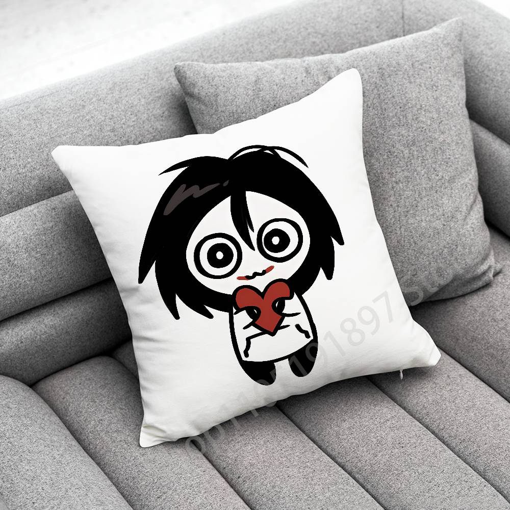 

Америка Городские Легенды Джей-Джефф Убийца Наволочка Для 45*45см 40см 55см 50см 30см Квадратная Наволочка Для Подушки Автомобиля Чехол 30cmx30cm