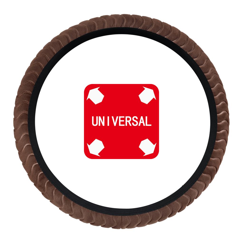 Car Steering Wheel Covers Premium Soft Fur High-density Warm Plush 38CM Auto Steering Wheel Plush Decoration Cover