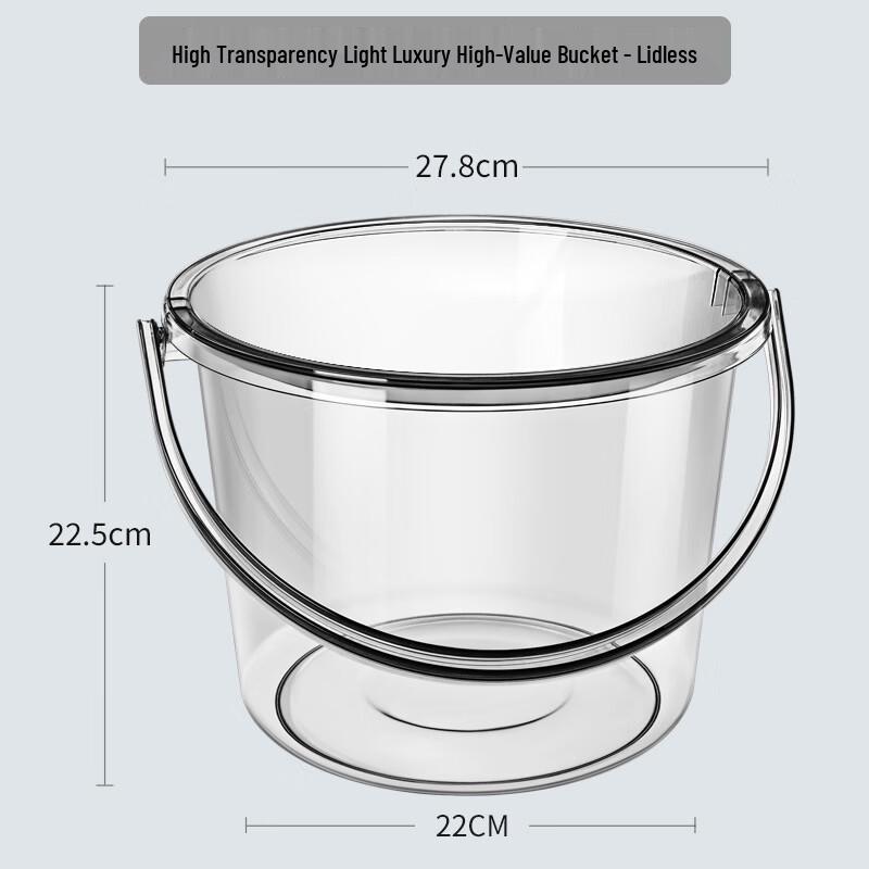 Hanyou Clear Plastic Water Storage Buckets