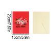 Handmade 3D Floral Greeting Card Paper Material Best Wishes Card  Thanksgiving