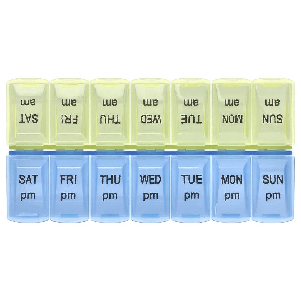 Weekly Twice-A-Day Pill Organizer, 1 Pill Organizer