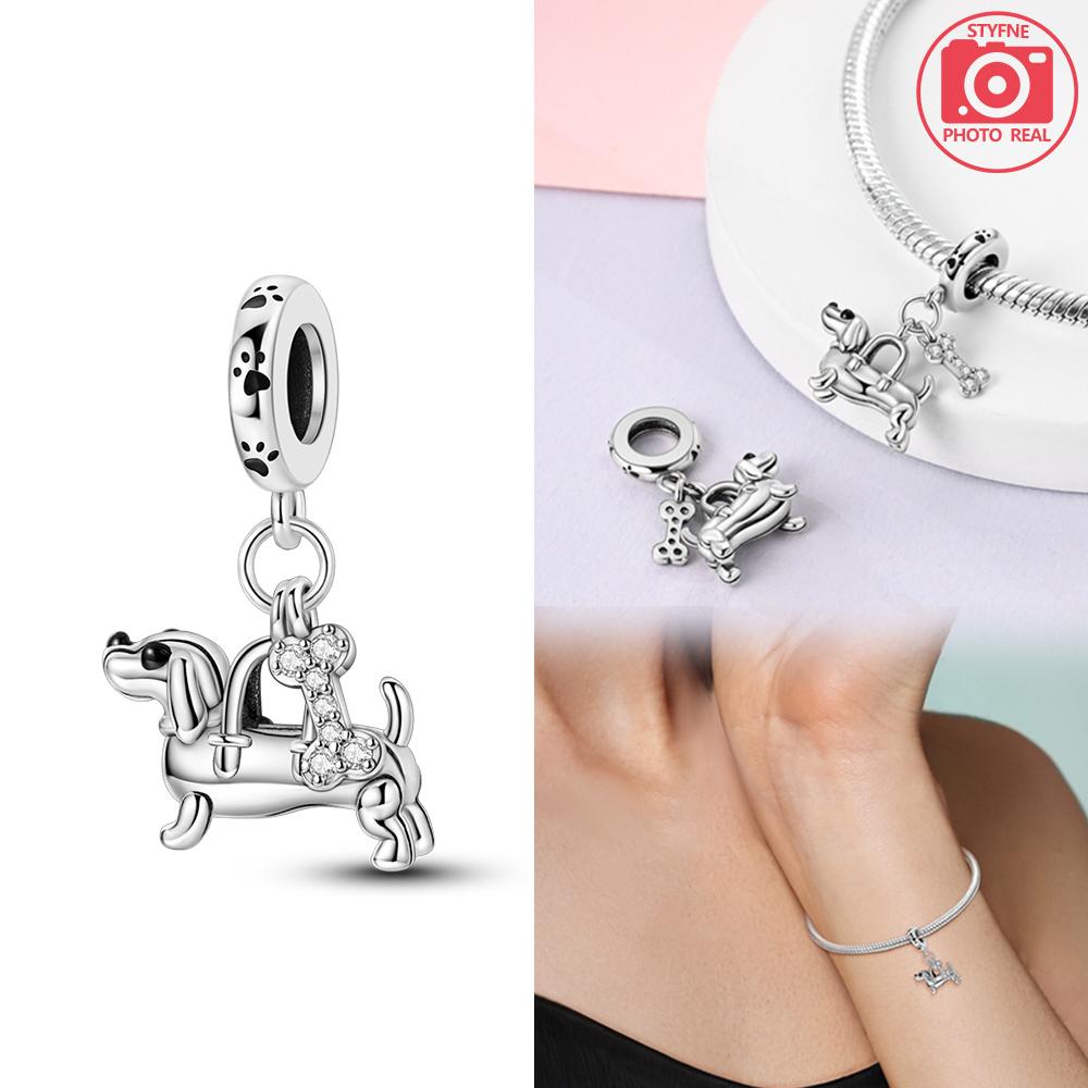 Charms Plata Mischievous Cat Pendant Copper Plated For Charms Copper Plated Original Bracelet For Jewelry Making