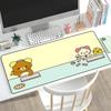R-Rilakkuma-es Mauspadd Gummi-Matte Laptop XXL Mauspadd Notizbuch Gamer Computertisch Gaming Zubehör