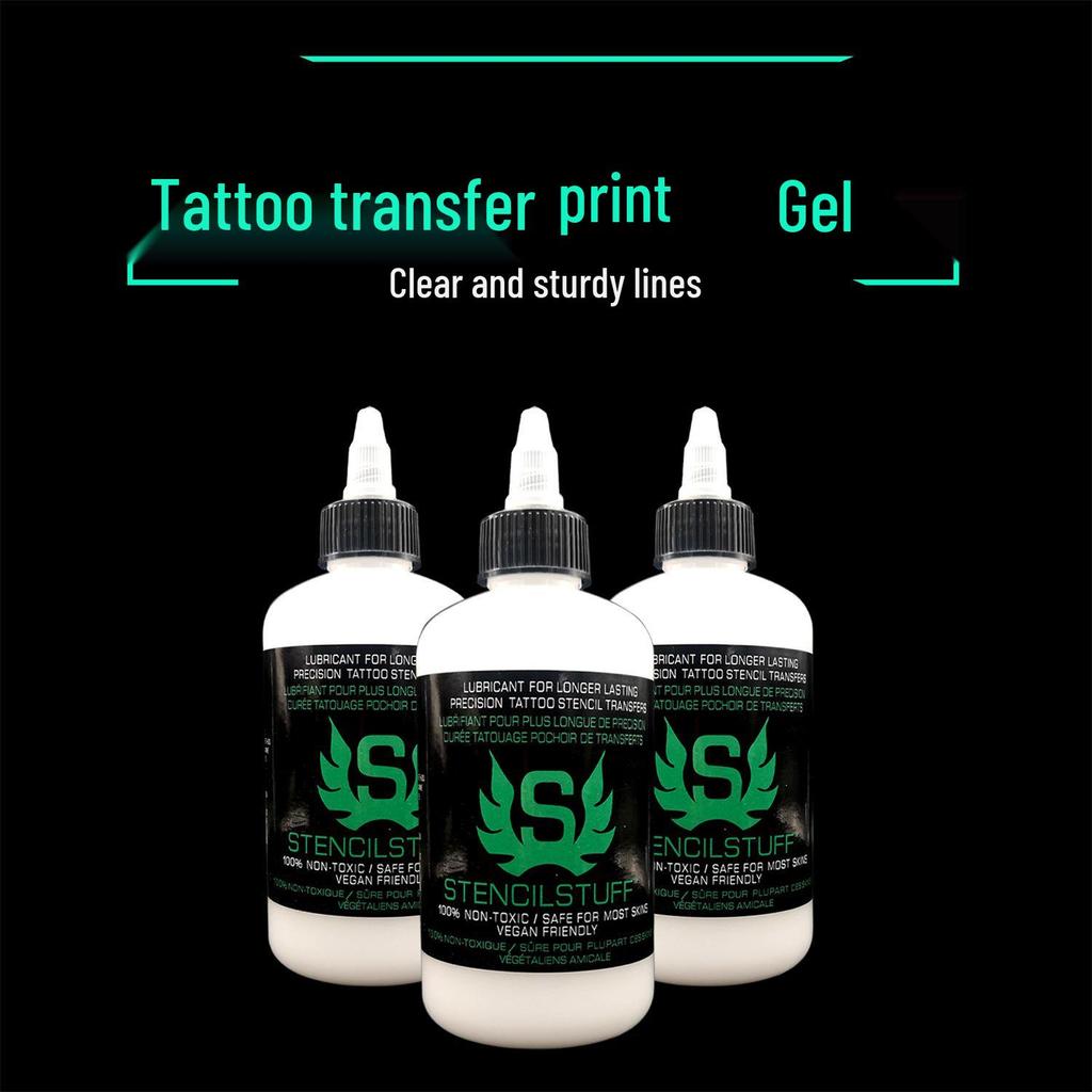Tattoo Transfer Gel 250ml - Rub-Resistant Stencil Solution