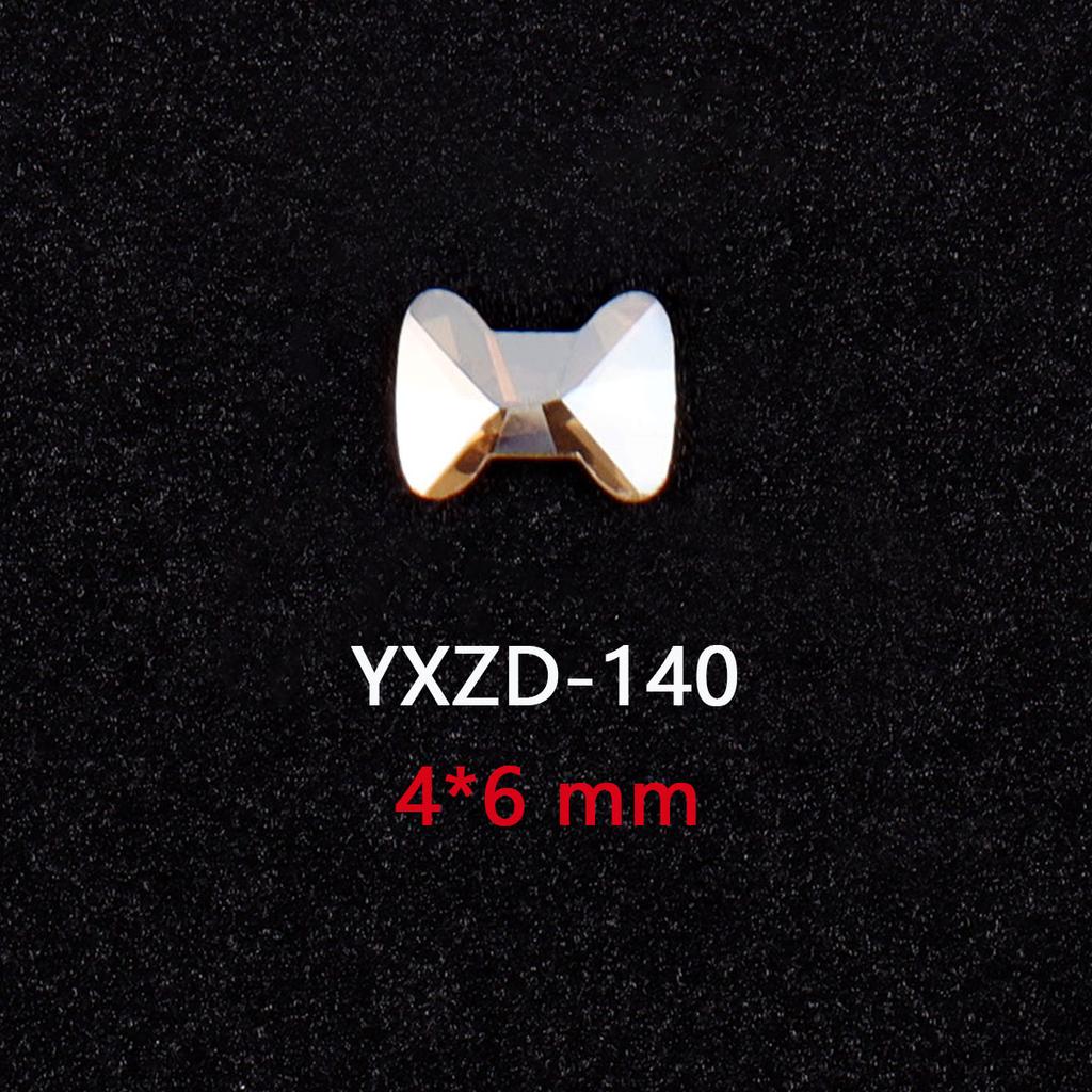 1440 Glas Diamanten mit flachem Boden Gold Champagner Speziell geformte Nageldiamanten DIY Tragematerial für Nägel Nagel Speziell geformte Diamanten Zubehör