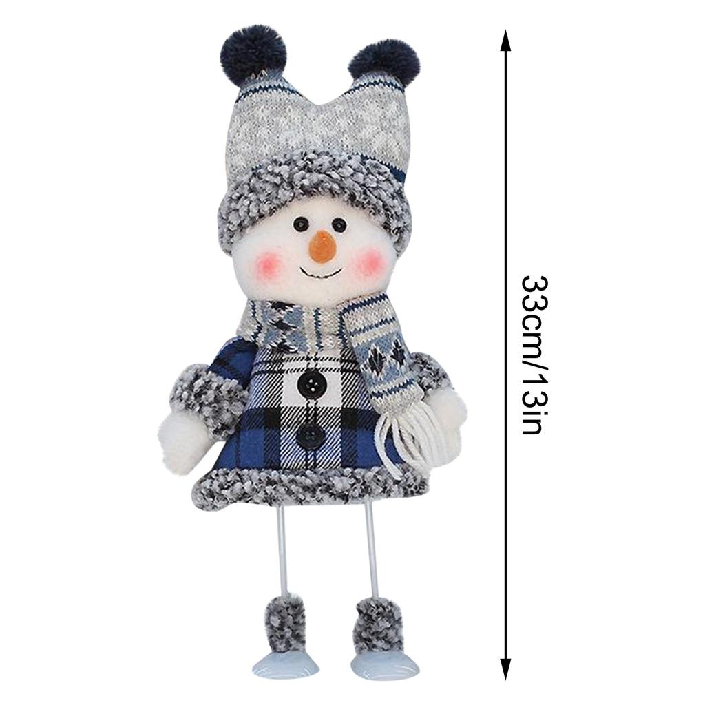 Cartoon Plüschtier Geburtstagsfeier Weihnachtsgeschenke für Kinder Mädchen Lieblich Winterpuppe niedliche Desktop-Dekorationen Heimschmuck