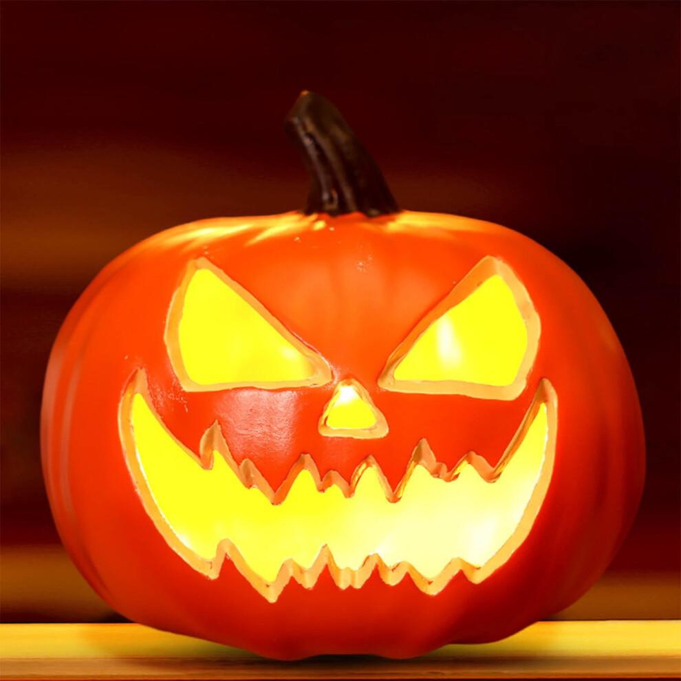 Pinkunn LED Pumpkin Lanterns Halloween Decor 6-Pcs