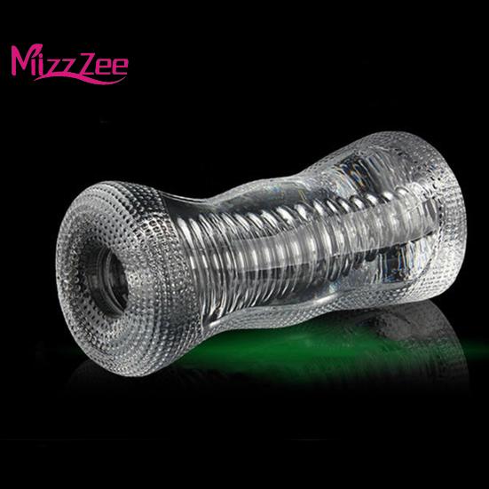 Masturbator Men's Masturbation Cup Transparent Eco-friendly Rubber Men Balanus Endurance Exercise Artificial Vagina