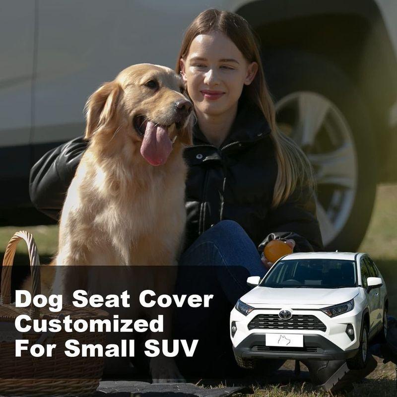 

SUV Cargo Liner for Dogs,100 Waterproof Pet Trunk Car Seat Cover Mat with Bumper Flap Protector,Dog Protect Auto Carpet, Heavy D красный
