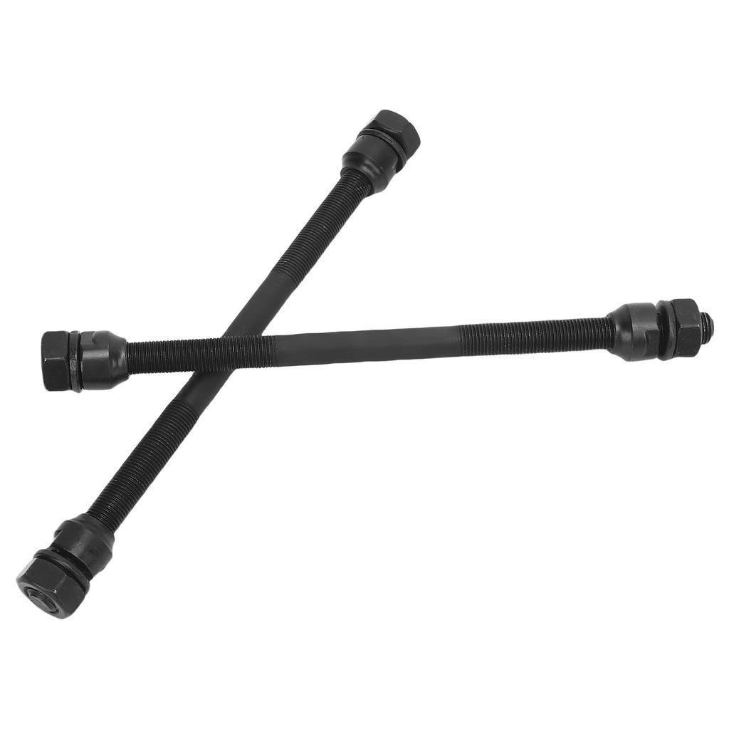 2Pcs Bike Axle Iron 190mm Lightweight Multi Speed Bicycle Hub Axle for Mountain Bike
