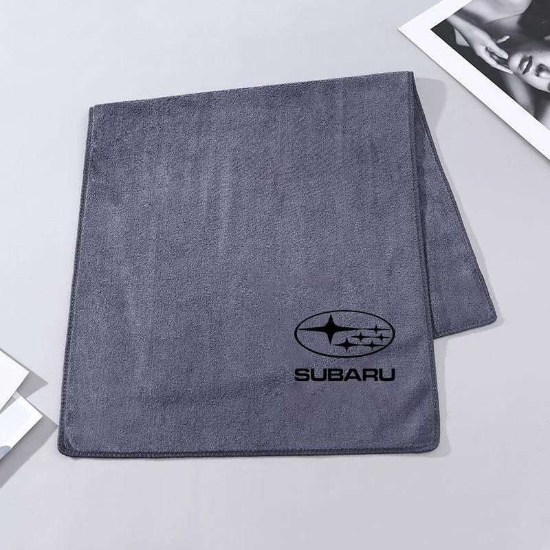 Microfiber Car Wash Towel Cleaning Drying Cloth For Subaru STI XV Forester BRZ Outback Legacy Impreza Levorg Mpreza Accessories oi3