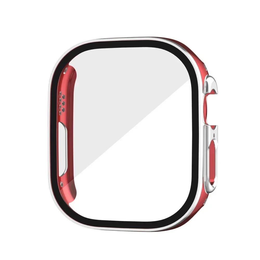 Glass+Case for Apple Watch Ultra 3 2 49mm Screen Protector Frame Cover for iWatch ultra 49 Tempered Protective 49MM Accessories