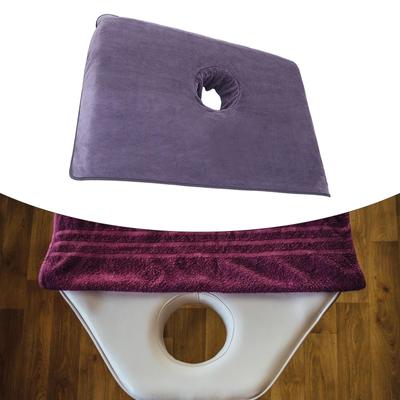 Massage Table Towel Face Pillow with Hole Fiber Beauty Salon Cover Supplies