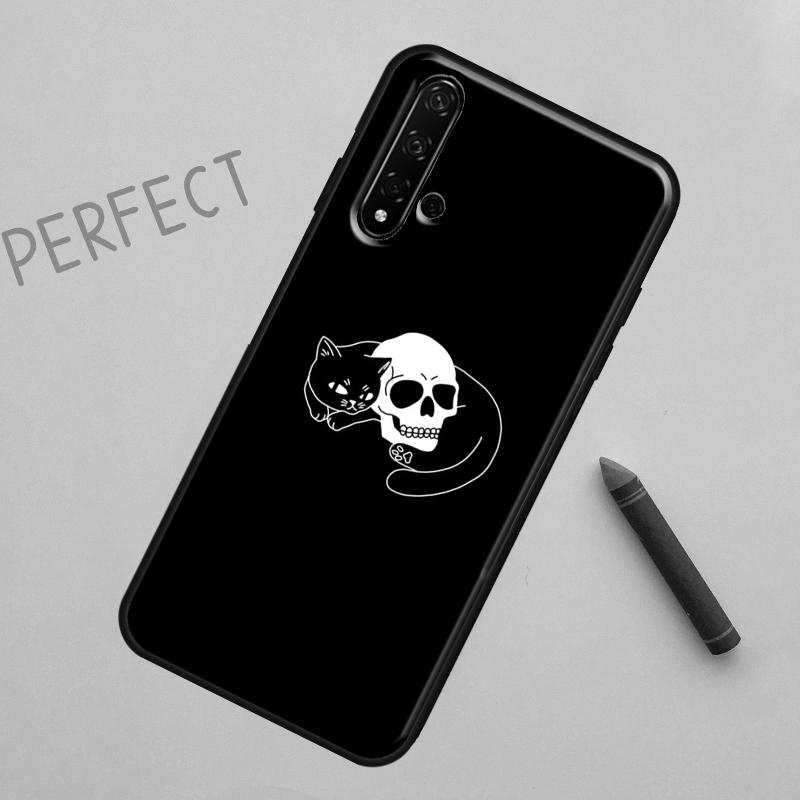 

Чехол Ведьма Черная Кошка Для Huawei Nova 5T 9 10 SE 7i 8i 11i 12i Y60 Y61 Y70 Y72 Y73 Y90 Y91 P20 P30 P40 Lite Huawei P30 Pro