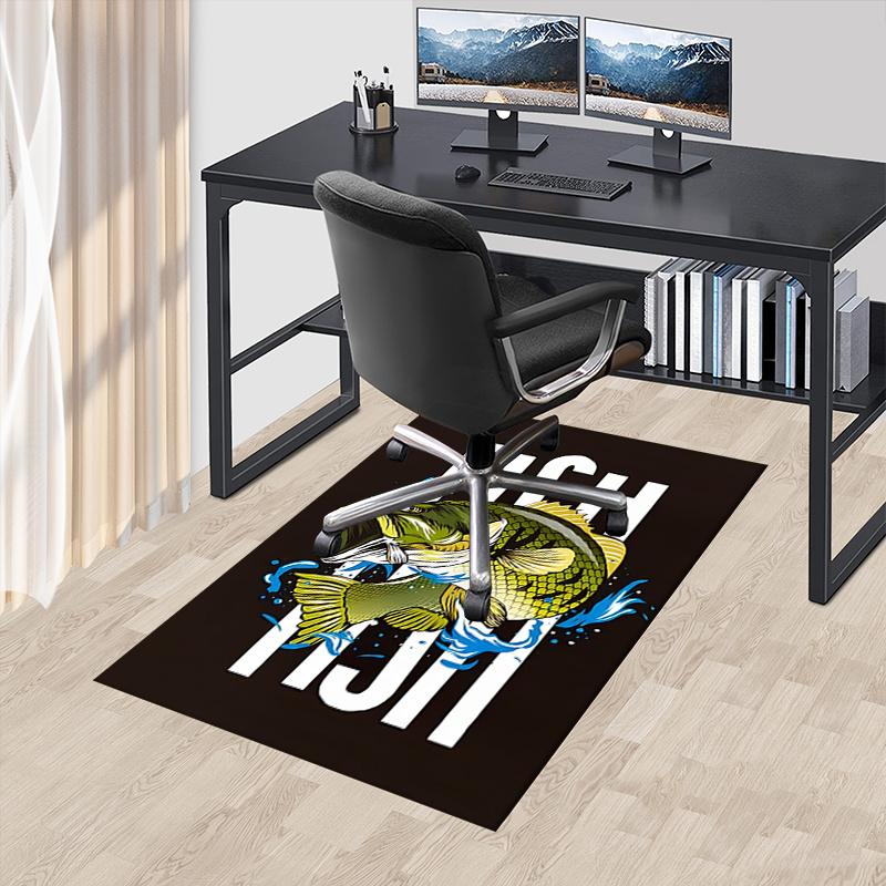 

FISH Chair Mat: Office Carpet for Comfortable Seating, Oversized Rug for Home Decor, Sofa Carpet, Desk Mat Gift for Office and Living Room02 60cm by 90cm