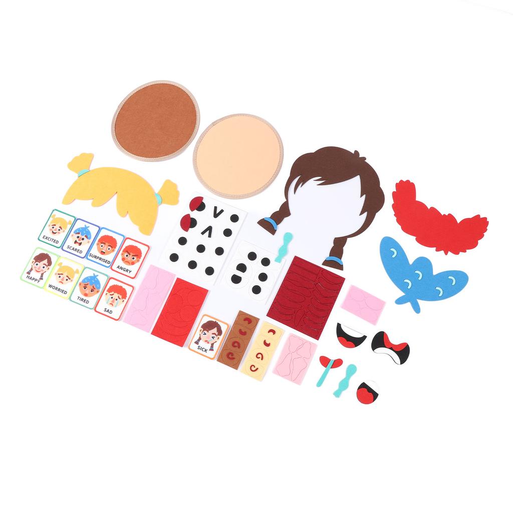 Social Emotional Learning Activities Toys Educational Preschool Learning Sensory Toy Funny Face Games for Children