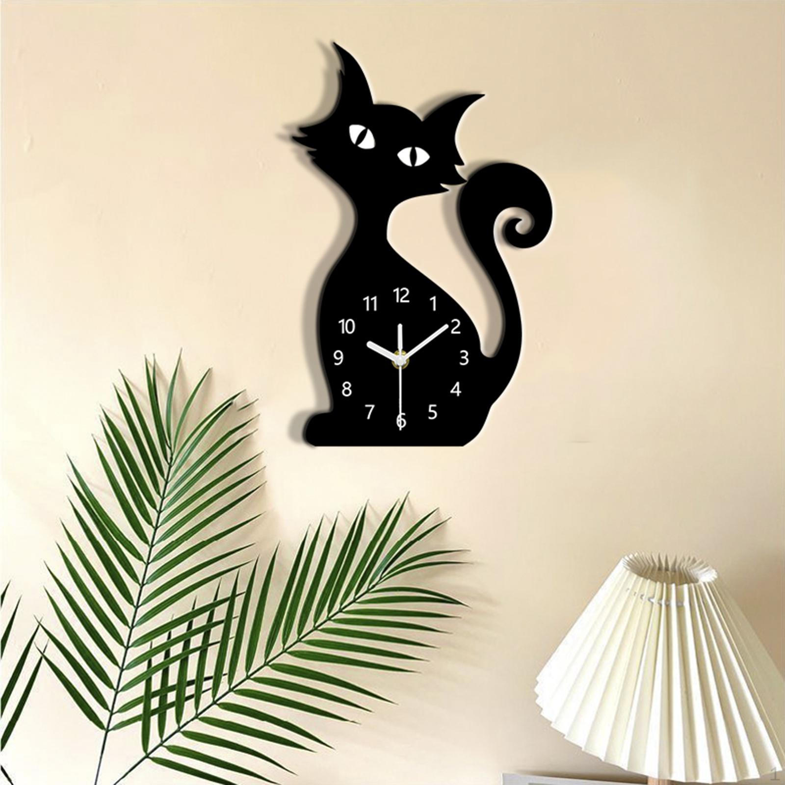 

Animal Wall Clock Decorative Collection, Ornament Hanging for Office Bathroom