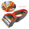 3pcs Home Kitchen Peeler Set Vegetable Fruit Potato Non-slip Peeling Tool KTY