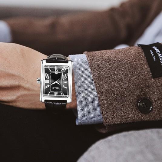 Hot Original Men's Casual Quartz Watch Ancient Roman Numeral Dial Waterproof Luminous Watch