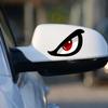 Car Rearview Mirror Reflective  Sticker 3d Shark  Eye  Pattern  Sticker Sticker For Automobile
