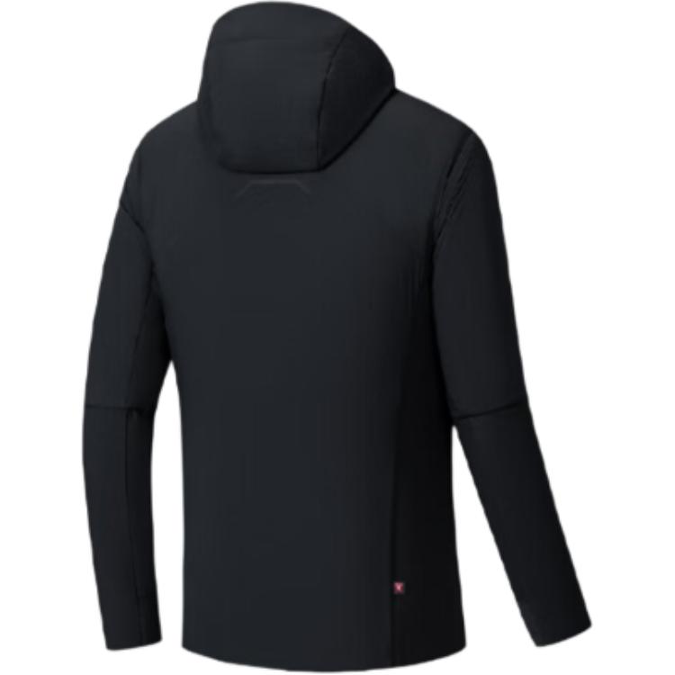 Anta Casual Simple Versatile Hooded Solid Color Warm Cotton Jacket Men Jacket 152530801-4