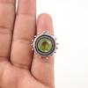 Peridot Gemstone Jewelry, 925 Solid Sterling Silver Ring, Handmade Charming Jewelry, Gorgeous Silver Ring Gift For Women