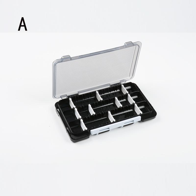 Double-Sided Jewelry & Fishing Accessories Box: Earring, Lure, Spinner Storage