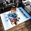 1pc Astro Bot Print Area Rug - Soft,Washable Non-Slip Indoor Mat for Office Chairs,Living Room,Home Office Decorative Rug