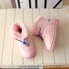 Klassische Kinder Schneestiefel Warme Winter Kinder Schuhe Stiefel für Mädchen Mode Jungen Freizeit Knöchel Baumwollstiefel Rutschfest Vielseitig