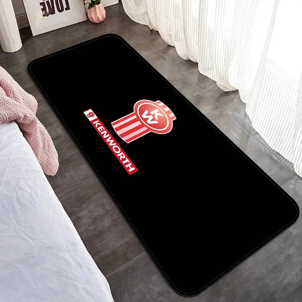 K-Kenworth Truck Logo Floor Mat Rectangle Anti-slip Home Soft Badmat Front Door Indoor Outdoor Mat Welcome Doormat