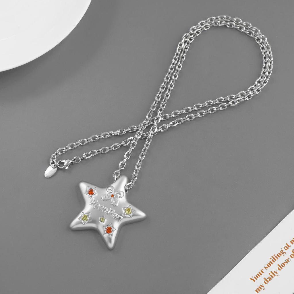 RECO's Star Necklace: High-End Five-Pointed Star Clavicle Chain