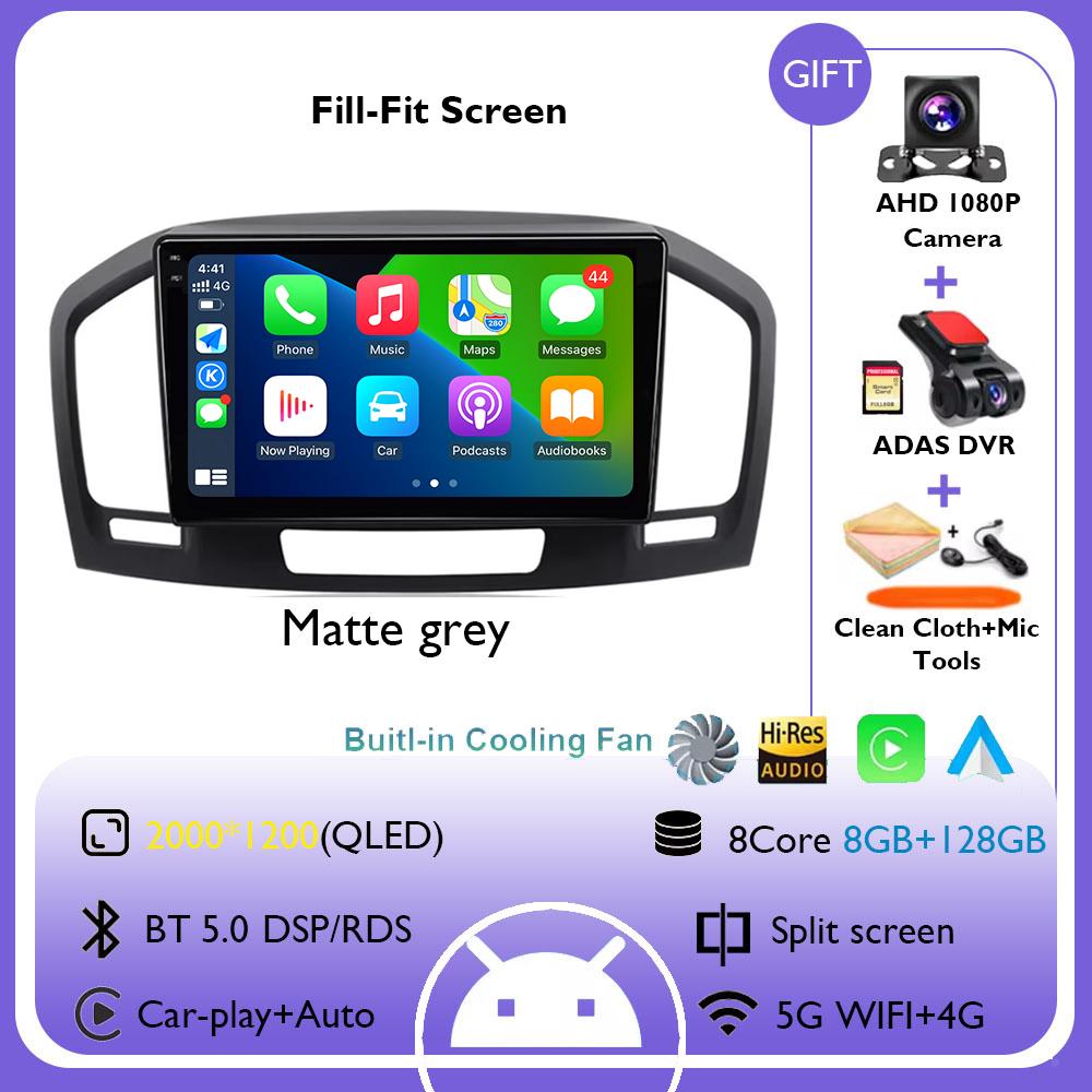 9Inch Car Radio For Buick Regal Opel Insignia 2009 - 2013 Stereo Multimedia Video Player Wireless CarPlay Android Auto 4G+WiFi