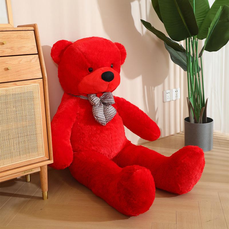 Large Red Teddy Bear Doll Plush Toy Big Bear Hug Bear Doll Give Girlfriend Rag Doll Birthday Gift