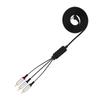 Video Cable, 1.5M ABS Component TV AV Cord   Video Cable Component Cord Replacement for 2000 3000