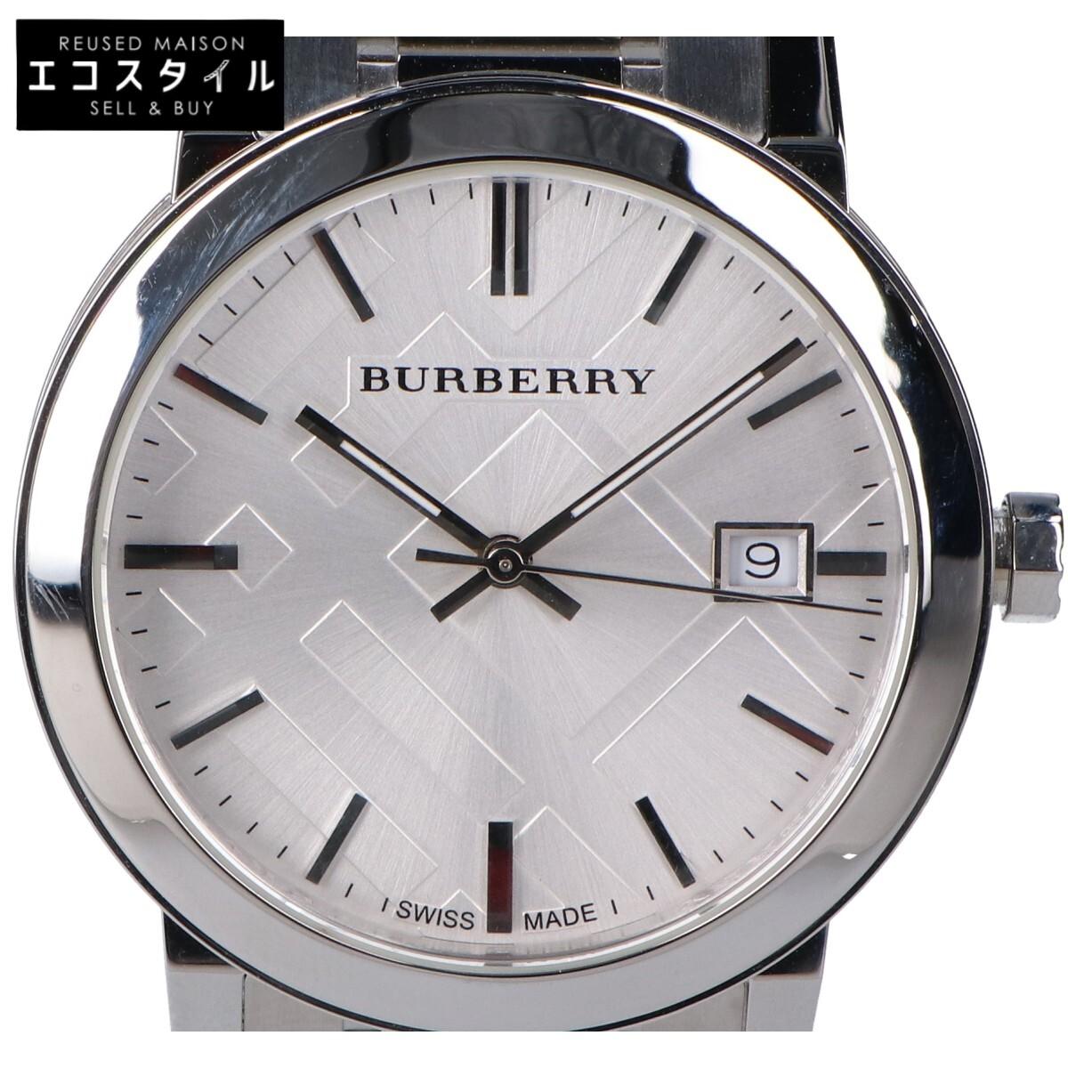 

BURBERRY BU9000 The City Date Quartz Watches SilverUsed