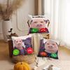 John Pork Is Calling Funny Cushion Cover Silky Short Plush DoubleSided Printed Pillow Case for Sofa All Seasons Home Decor Gift