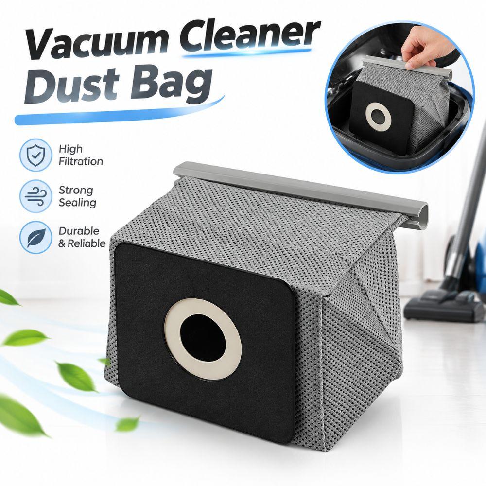 Grey Fabric Vacuum Dust Bag for ZW1200-201 ZW1000-6/7 QW12T4 Home Cleaning