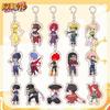 Anime Naruto Acrylic Keychain Accessaries Uzumaki Naruto Cartoon Keyring