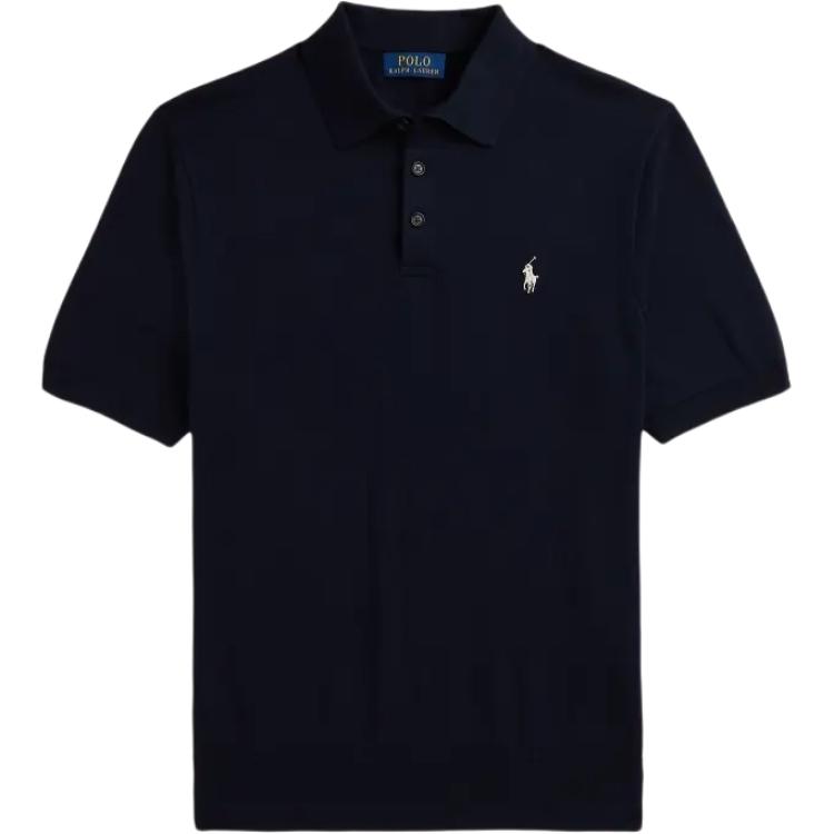 

Polo Ralph Lauren Cotton Button Detail Knit Short Sleeve Polo Shirt Men tops MNPOSWE1N820079-400 L