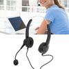 Call Center Headset Adjustable Wired Noise Cancelling Customer Service Headset for RJ9 Headset Inter