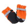 Dogs Booties Waterproof Dogs Shoe with Reflective Striped for Night Walk Nonslip