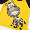 Giraffe Zebra Cotton Base Shirt Children's Clothing