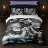 Erling Haaland Custom Name Text Bedding Set 1 Duvet Cover+2 Pillowcases Soccer Logo Personalized Gift For Special Occasion Bedroom Decor