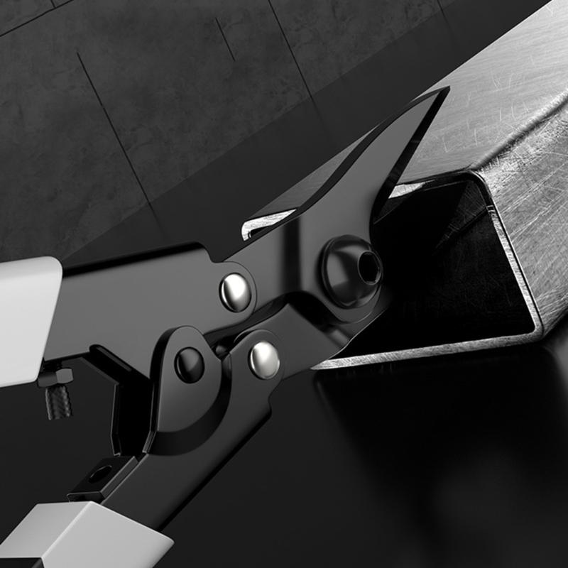 Professional Industrial Shears:Stainless Steel Scissors Tin Snips for Metal Sheet PVC Pipe Cutting Iron Plates