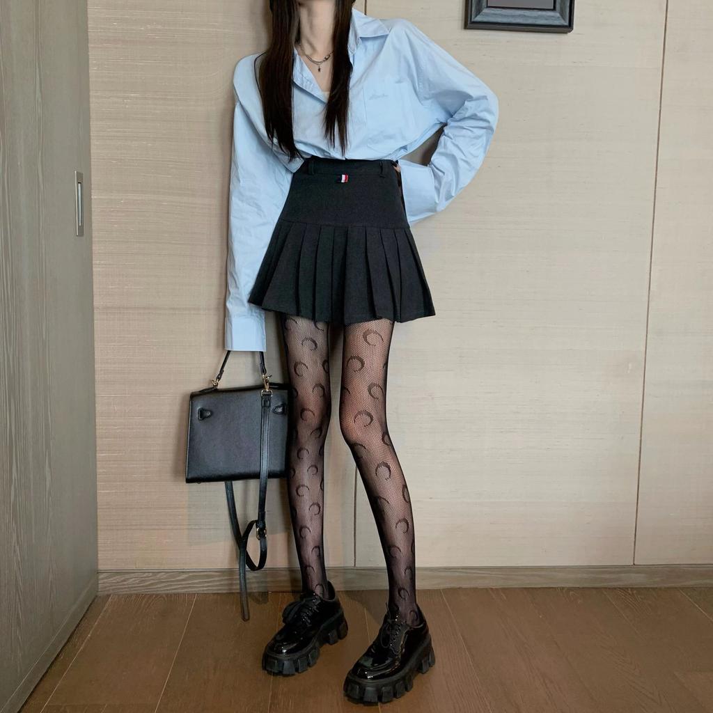 Women'S Fashion Sexy Rhinestone Pantyhose High Elastic Mesh Hollowed Out Black Stockings Girls' Slim Fishing Net Tights Jk Gift